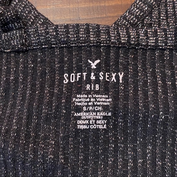 Hollister | Sparkly Ribbed Tank | S - Picture 3 of 3